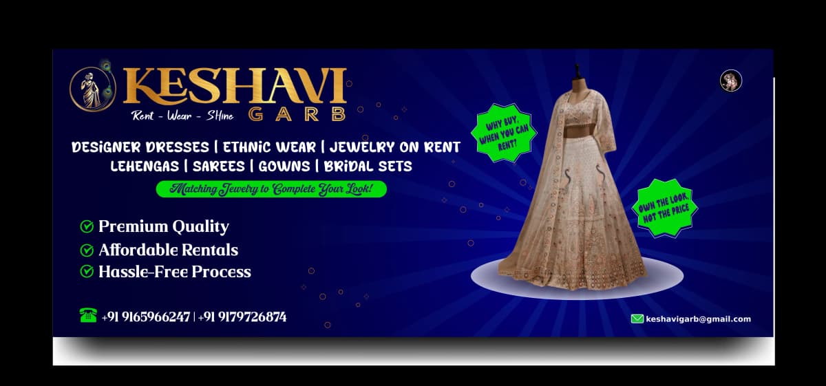 Keshavi Garb - Premium Girls Clothing Rental