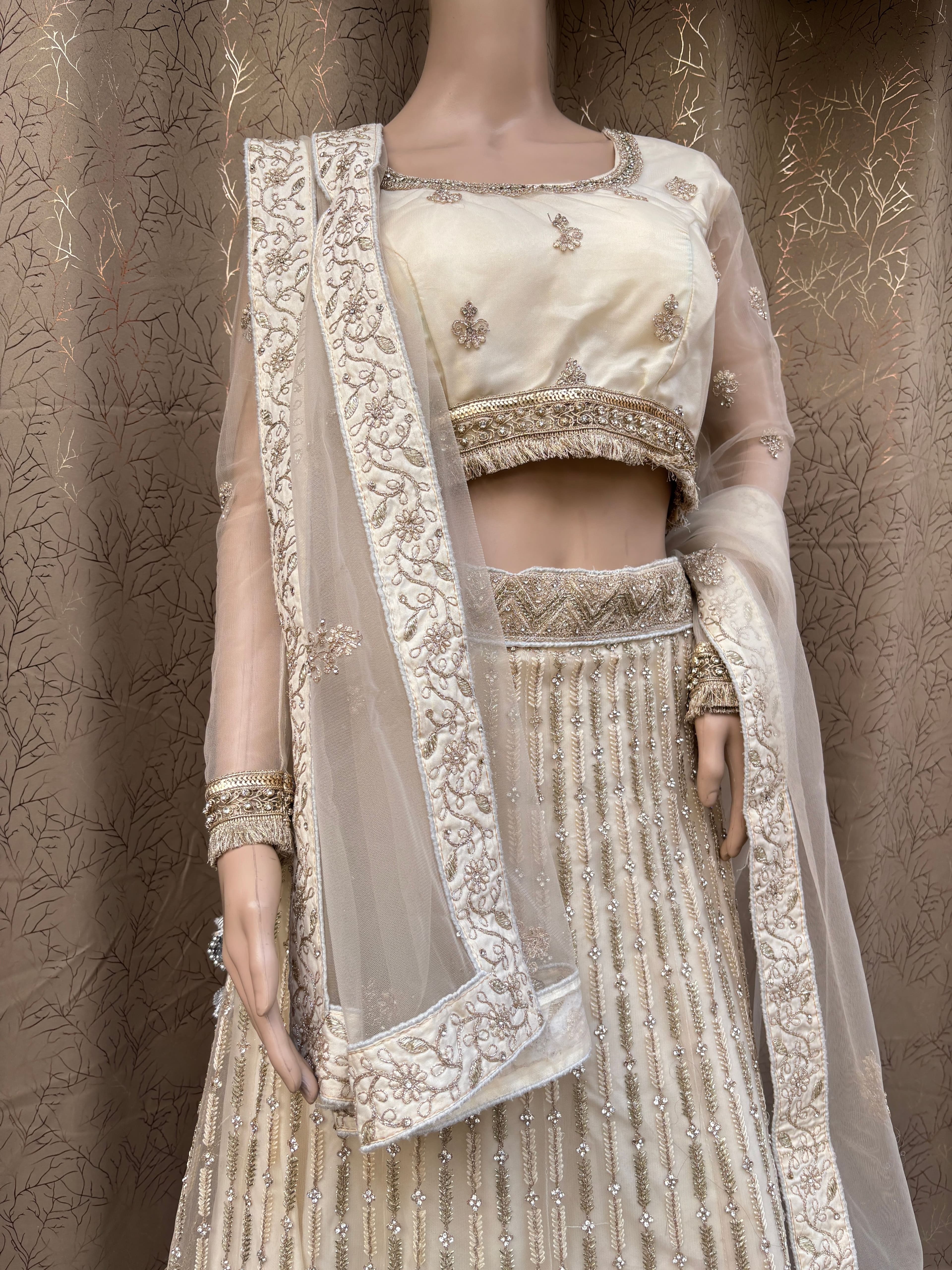 Zeenat Ivory Wedding Lehenga Zeenat Ivory Wedding Lehenga